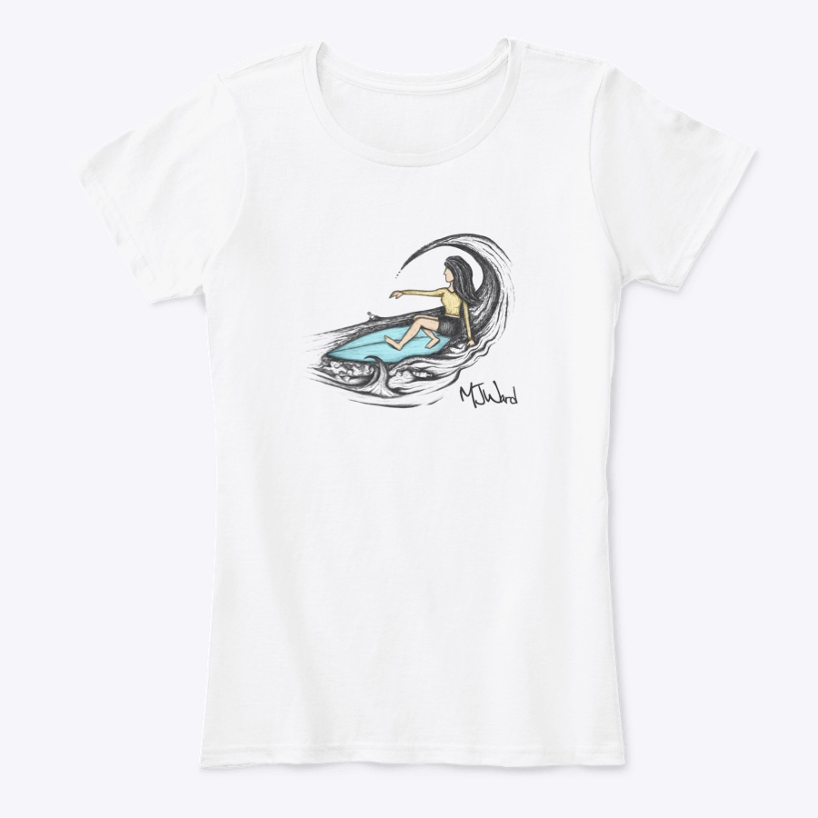 Women Surfing T-shirt