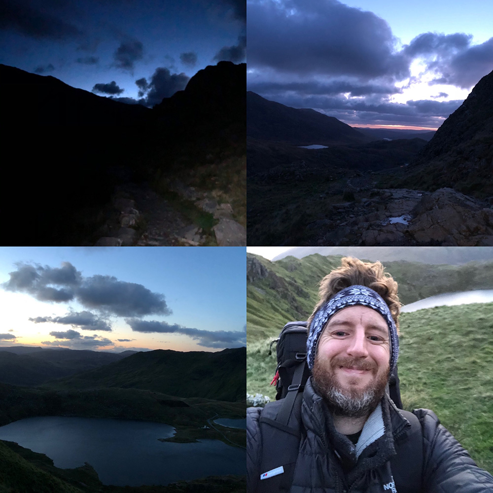 Morning hike up Snowdon