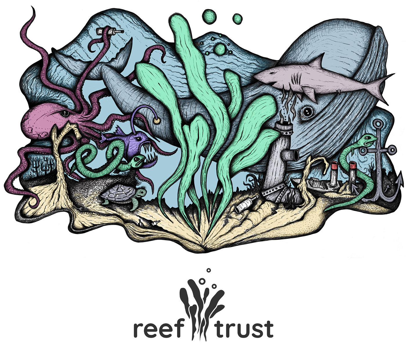 Reef Trust T-shirt Design