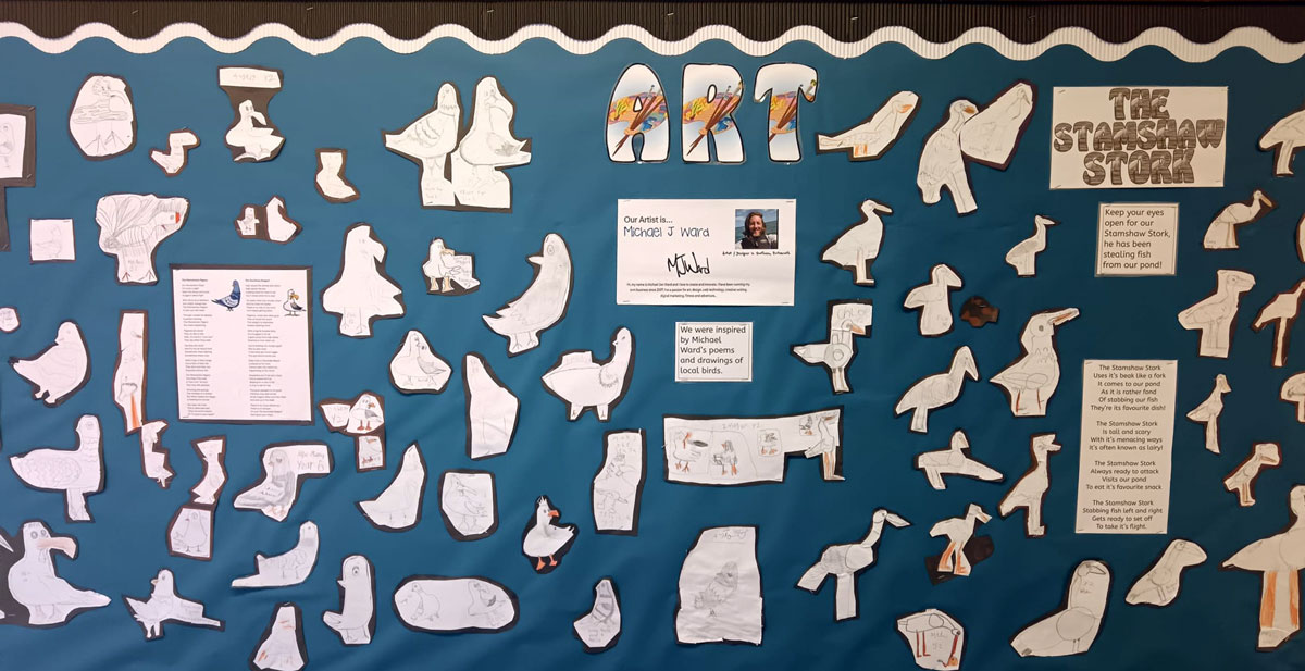 Stamshaw School Artwork & Poetry